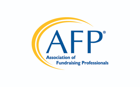 A logo of the association of fundraising professionals
